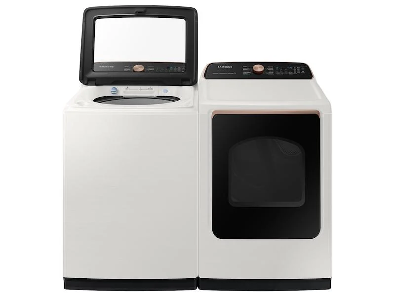 Samsung DVE55A7300E 7.4 cu. ft. Smart Electric Dryer with Steam Sanitize+ in Ivory - Image 11