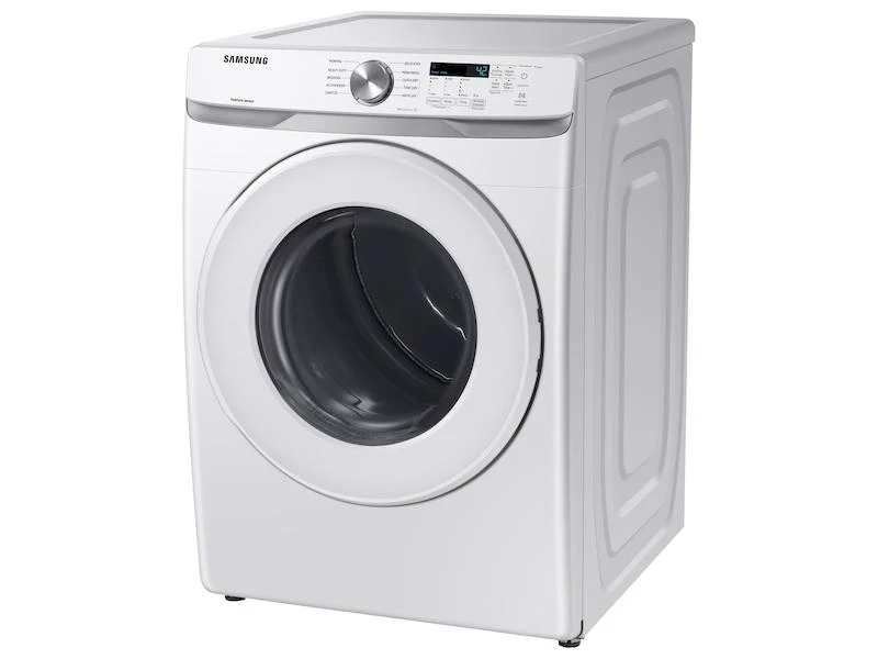 Samsung DVG45T6020W 7.5 cu. ft. Gas Long Vent Dryer with Sensor Dry in White - Image 10