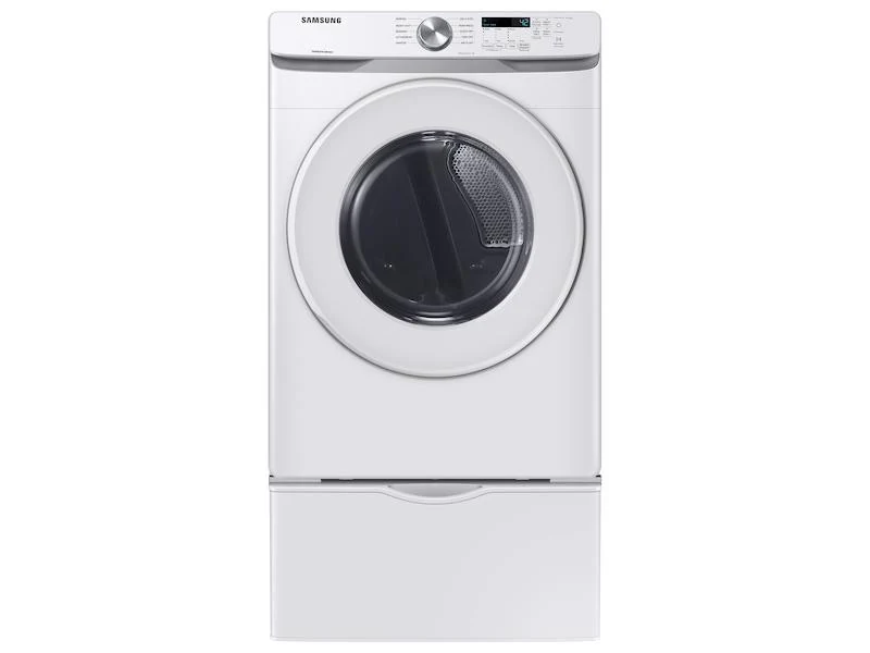 Samsung DVG45T6020W 7.5 cu. ft. Gas Long Vent Dryer with Sensor Dry in White - Image 3
