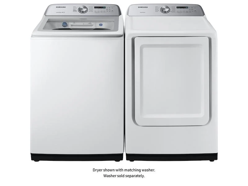 Samsung DVG50R5200W 7.4 cu. ft. Gas Dryer with Sensor Dry in White - Image 5