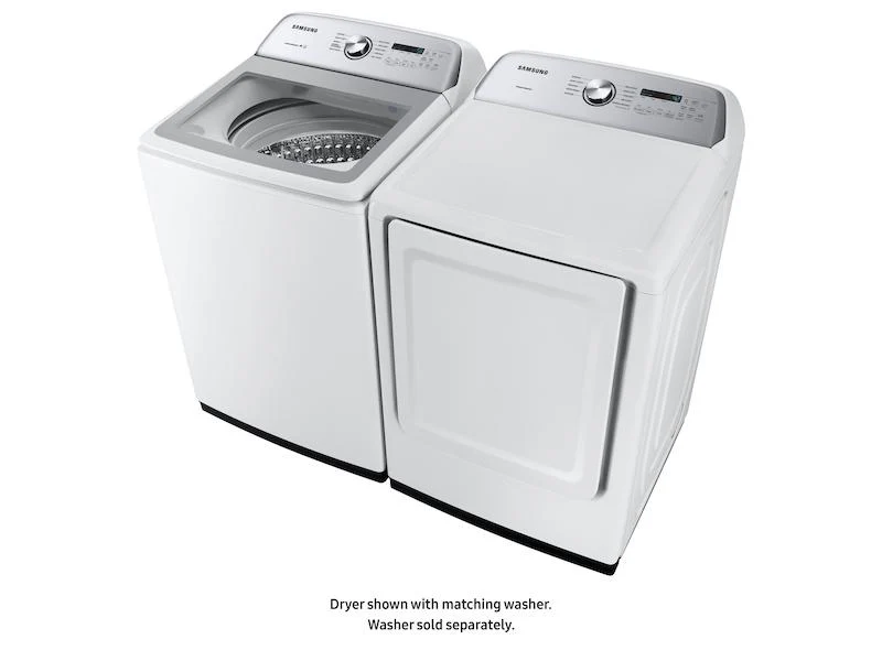 Samsung DVG50R5200W 7.4 cu. ft. Gas Dryer with Sensor Dry in White - Image 8