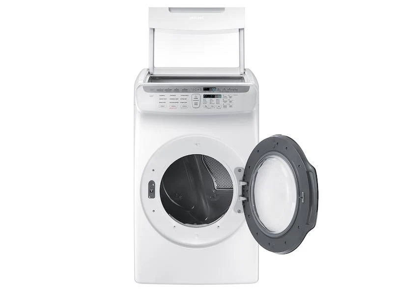 Samsung DVG55M9600W 7.5 cu. ft. Smart Gas Dryer with FlexDry™ in White - Image 2