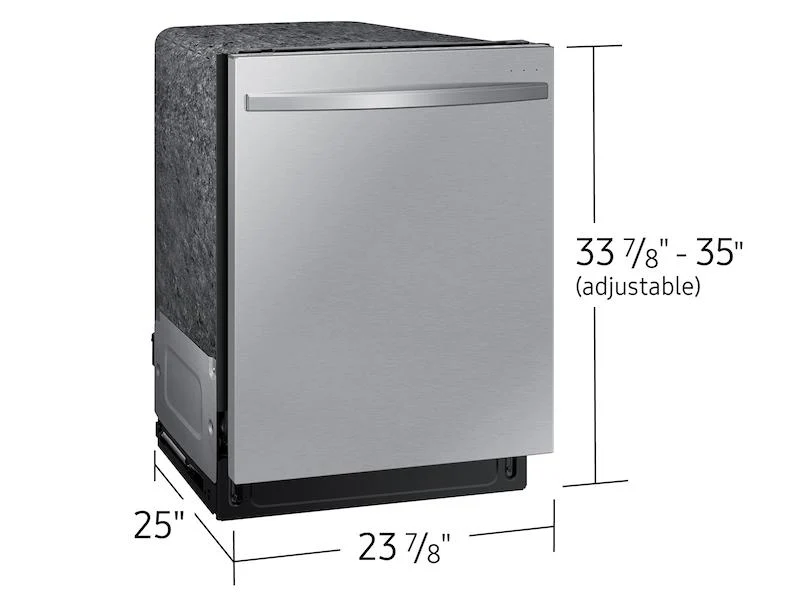 Smart 44dBA Dishwasher with StormWash+™ in Stainless Steel - Image 2