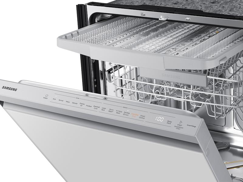 Samsung DW80BB707012AA Bespoke AutoRelease Smart 42dBA Dishwasher with StormWash+™ and Smart Dry in White Glass - Image 11