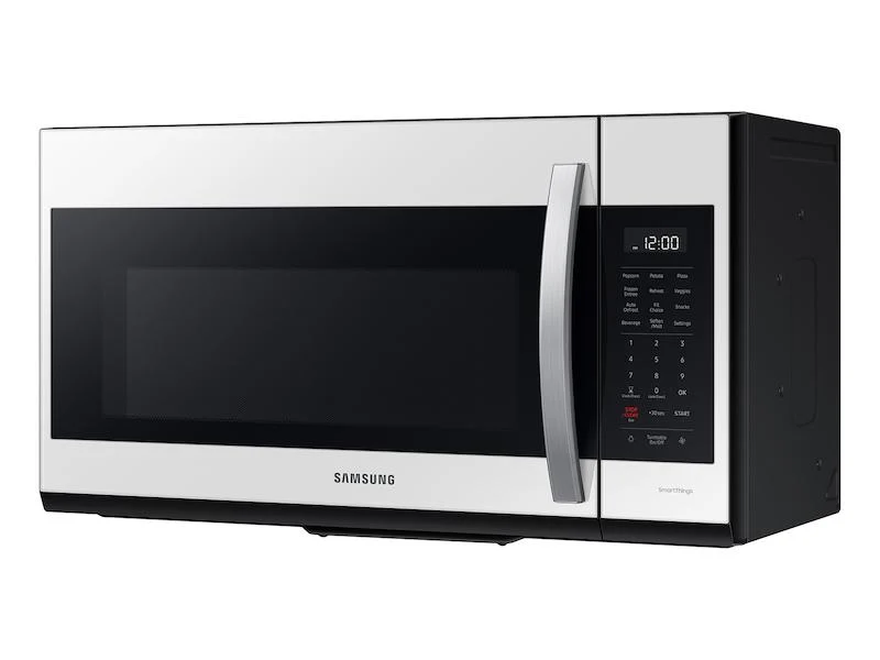Bespoke Smart 1.9 cu. ft. Over-the-Range Microwave with Sensor Cook in White Glass - Image 6