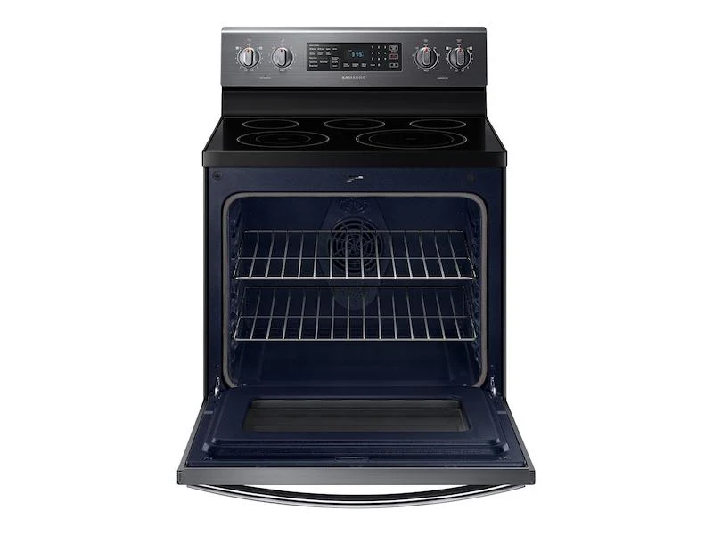Samsung NE59M4320SG 5.9 cu. ft. Freestanding Electric Range with Convection in Black Stainless Steel - Image 2