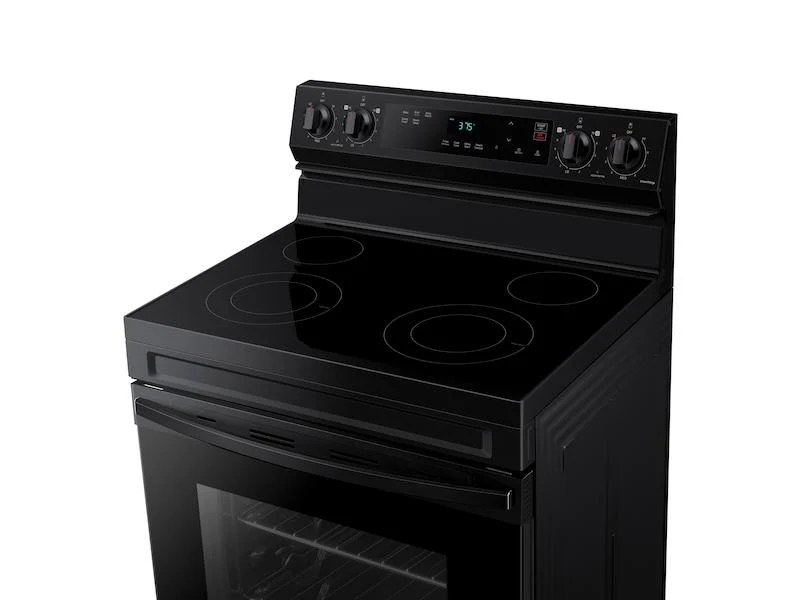 Samsung NE63A6111SB 6.3 cu. ft. Smart Freestanding Electric Range with Steam Clean in Black - Image 7