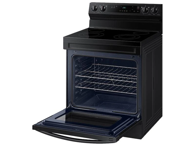 Samsung NE63A6111SB 6.3 cu. ft. Smart Freestanding Electric Range with Steam Clean in Black - Image 9