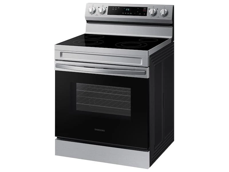 Samsung NE63A6111SS 6.3 cu. ft. Smart Freestanding Electric Range with Steam Clean in Stainless Steel - Image 8