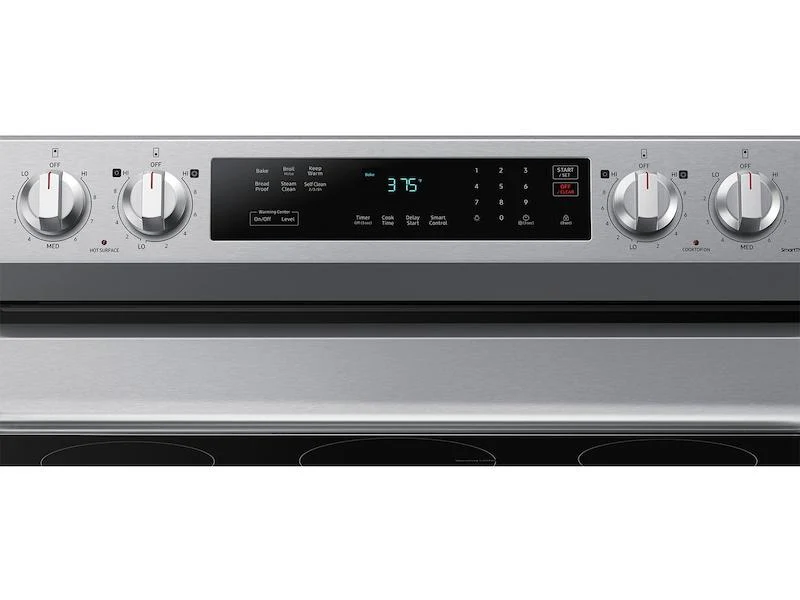 Samsung NE63A6311SS 6.3 cu. ft. Smart Freestanding Electric Range with Rapid Boil™ & Self Clean in Stainless Steel - Image 6