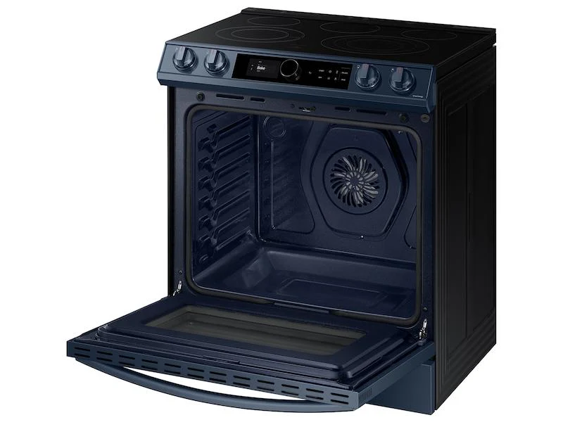 Bespoke Smart Slide-in Electric Range 6.3 cu. ft. with Smart Dial & Air Fry in Navy Steel - Image 11