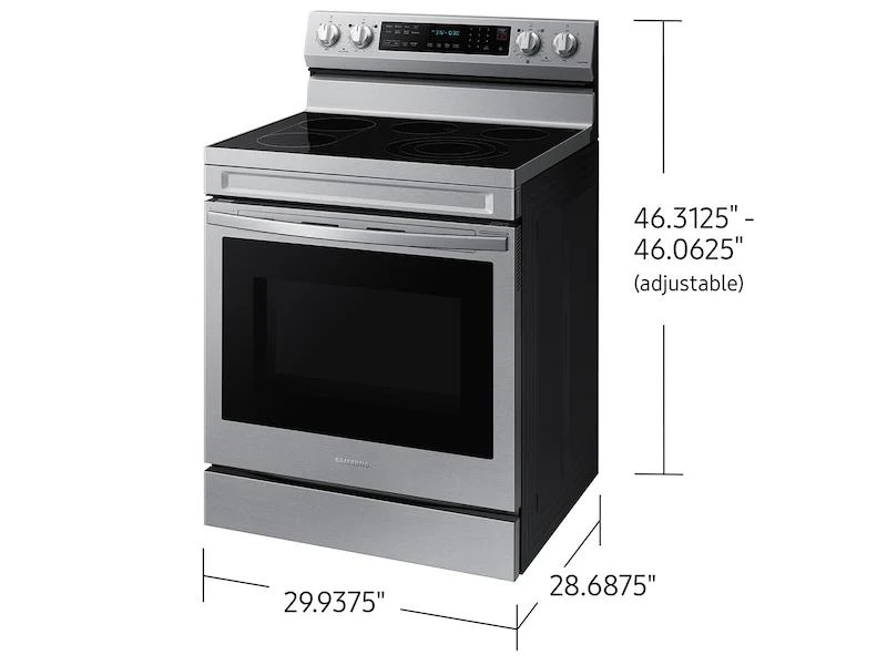 Samsung NE63D6711SR 6.3 cu. ft. Smart Freestanding ENERGY STAR® Certified Electric Range with Air Fry and Griddle in Stainless Steel - Image 2