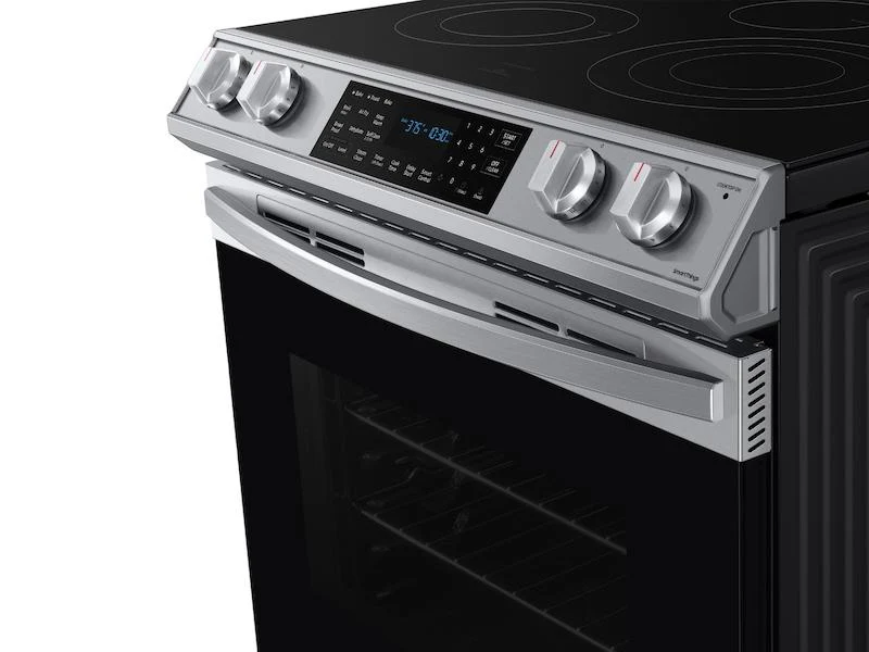 Samsung 6.3 cu. ft. Smart Slide-in Electric Range with Air Fry in Stainless Steel - Image 5