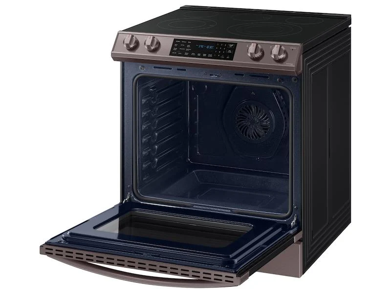 Samsung NE63T8511ST 6.3 cu. ft. Smart Slide-in Electric Range with Air Fry in Tuscan Stainless Steel - Image 11