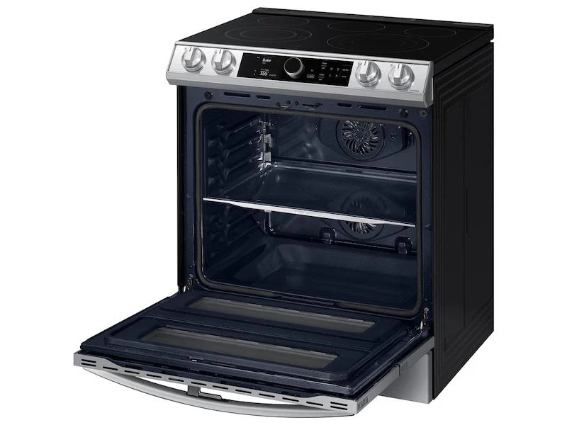 6.3 cu ft. Smart Slide-in Electric Range with Smart Dial, Air Fry, & Flex Duo™ in Stainless Steel - Image 9