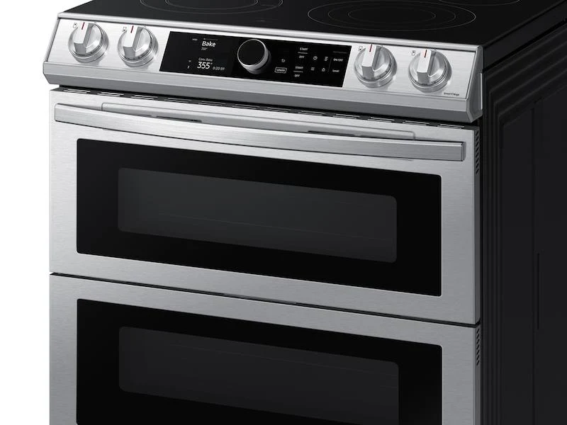 Samsung 6.3 cu ft. Smart Slide-in Electric Range with Smart Dial, Air Fry, - Image 5