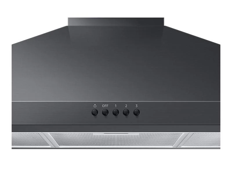36" Wall Mount Hood in Black Stainless Steel - Image 4