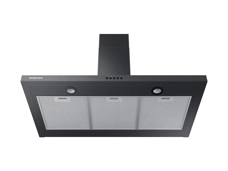 36" Wall Mount Hood in Black Stainless Steel - Image 5
