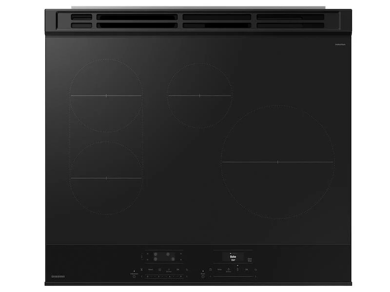 Samsung NSI6DG9100MT Bespoke 6.3 cu. ft. Smart Slide-In Induction Range with Anti-Scratch Glass Cooktop in Matte Black Steel - Image 6