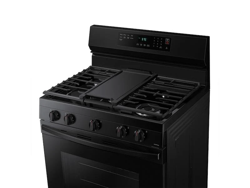 Samsung NX60A6511SB 6.0 cu. ft. Smart Freestanding Gas Range with Integrated Griddle in Black - Image 7