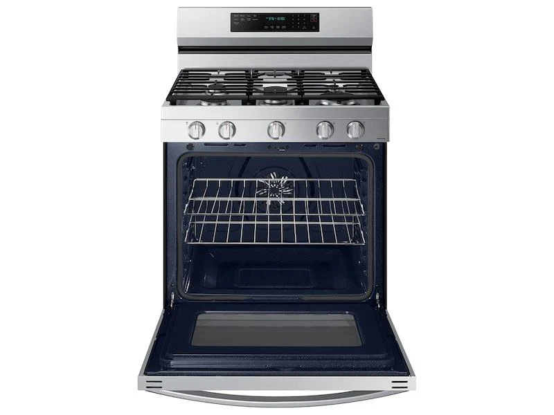 Samsung NX60A6711SS 6.0 cu. ft. Smart Freestanding Gas Range with No-Preheat Air Fry, Convection+ & Stainless Cooktop in Stainless Steel - Image 10