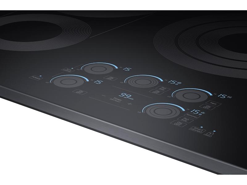 Samsung NZ36K7570RG 36" Smart Electric Cooktop with Sync Elements in Black Stainless Steel - Image 5