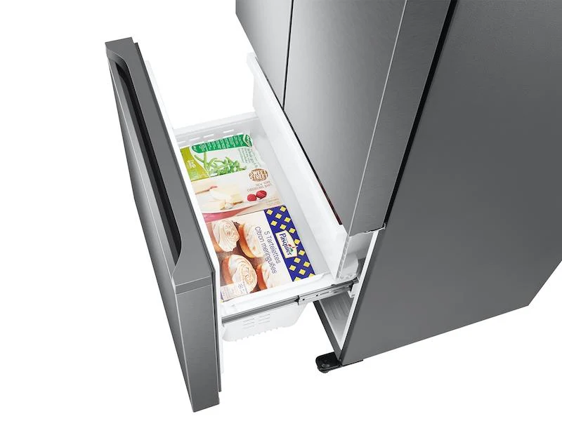 Samsung RF18A5101S9 18 cu. ft. Smart Counter Depth 3-Door French Door Refrigerator in Stainless Look - Image 8