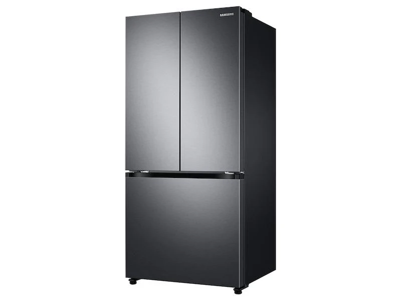Samsung RF18A5101SG 18 cu. ft. Smart Counter Depth 3-Door French Door Refrigerator in Black Stainless Steel - Image 3