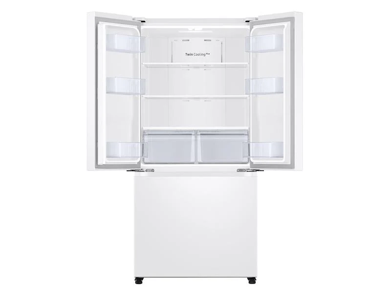 Samsung 19.5 cu. ft. Smart 3-Door French Door Refrigerator in White - Image 4