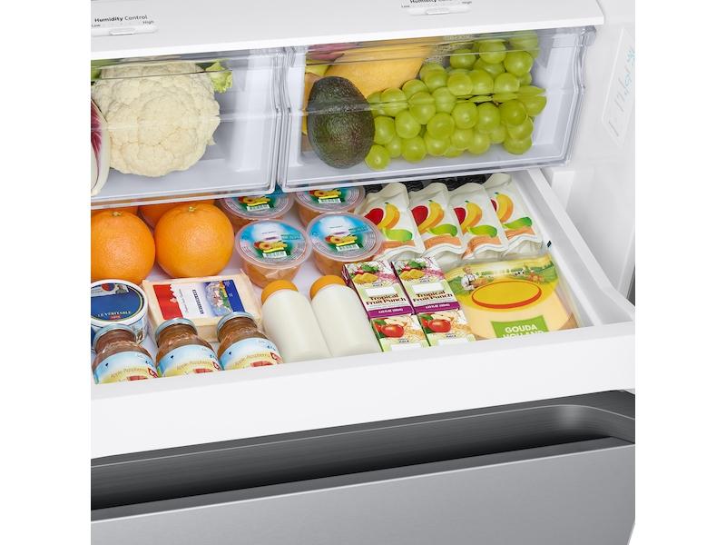 Samsung RF22A4221SR 22 cu. ft. Smart 3-Door French Door Refrigerator with External Water Dispenser in Fingerprint Resistant Stainless Steel - Image 6