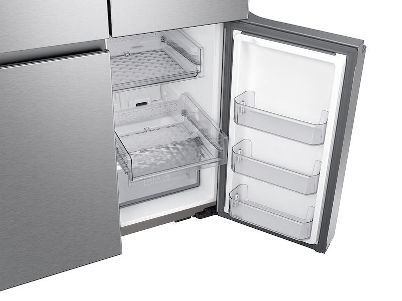 Samsung 23 cu. ft. Smart Counter Depth 4-Door Flex™ Refrigerator with Beverage Center and Dual Ice Maker in Stainless Steel - Image 10