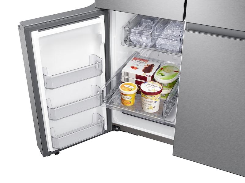 Samsung 23 cu. ft. Smart Counter Depth 4-Door Flex™ Refrigerator with Beverage Center and Dual Ice Maker in Stainless Steel - Image 7