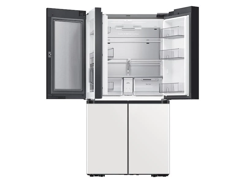 Bespoke Counter Depth 4-Door Flex™ Refrigerator (23 cu. ft.) in White Glass (2021) - Image 5