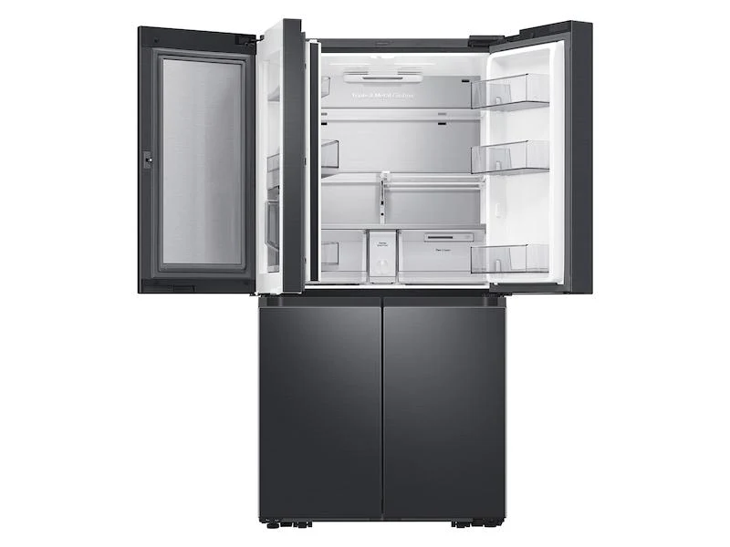 Samsung 23 cu. ft. Smart Counter Depth 4-Door Flex™ refrigerator with Family Hub™ and Beverage Center in Black Stainless Steel - Image 5
