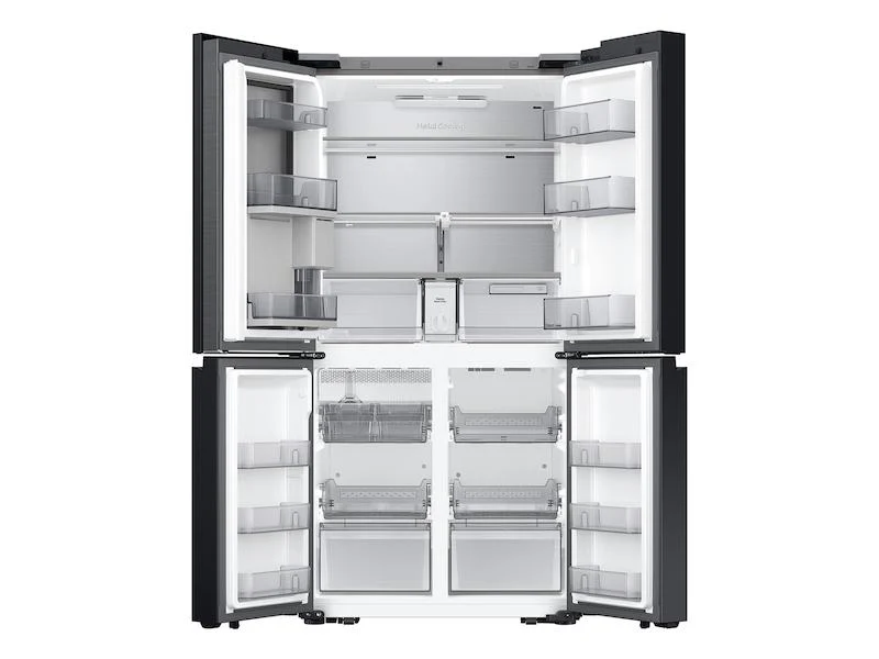 Samsung RF23DB990012 Bespoke Counter Depth 4-Door Flex™ Refrigerator (23 cu. ft.) with AI Family Hub+™ and AI Vision Inside™ in White Glass - Image 8