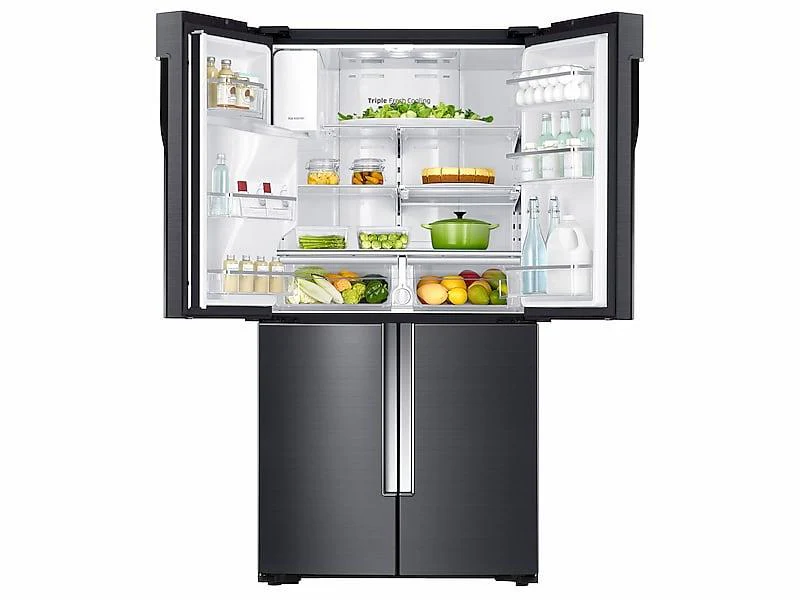 Samsung RF23J9011SG 23 cu. ft. Counter Depth 4-Door Flex™ Refrigerator with FlexZone™ in Black Stainless Steel - Image 2