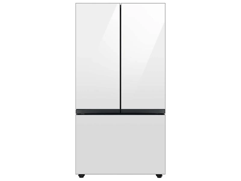 Samsung RF24BB660012AA Bespoke 3-Door French Door Refrigerator (24 cu. ft.) with Beverage Center™ in White Glass - Image 4