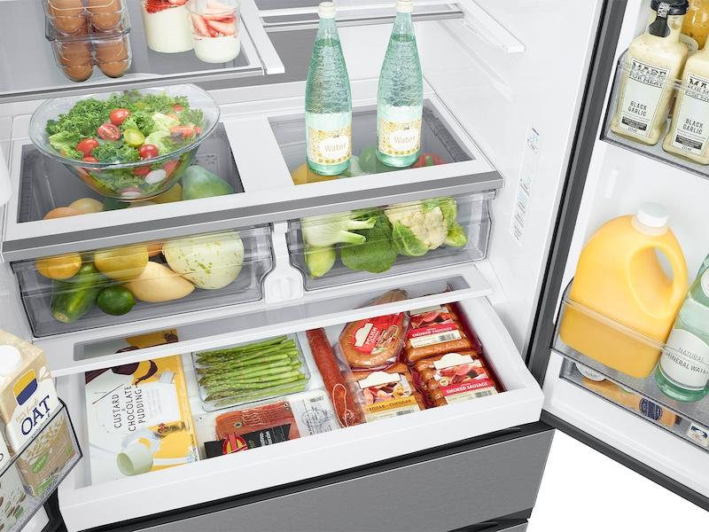 Samsung RF26CG7400SRAA 25 cu. ft. Mega Capacity Counter Depth 4-Door French Door Refrigerator with Four Types of Ice in Stainless Steel - Image 3