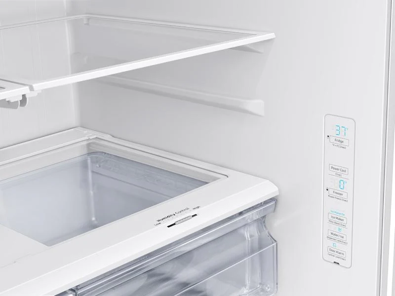 Samsung RF27T5201WW 27 cu. ft. Large Capacity 3-Door French Door Refrigerator with External Water & Ice Dispenser in White - Image 8