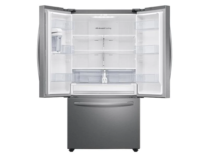 28 cu. ft. Large Capacity 3-Door French Door Refrigerator with AutoFill Water Pitcher in Stainless Steel - Image 4