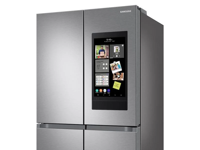 Samsung 29 cu. ft. Smart 4-Door Flex™ Refrigerator with Family Hub™ and Beverage Center in Stainless Steel - Image 3