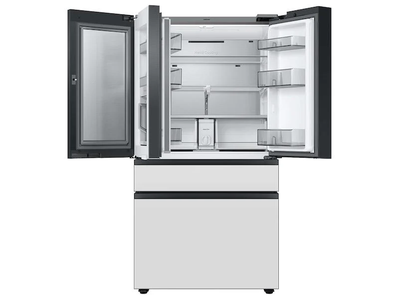 Samsung RF29BB890012AA Bespoke 4-Door French Door Refrigerator (29 cu. ft.) with Family Hub™ in White Glass - Image 6