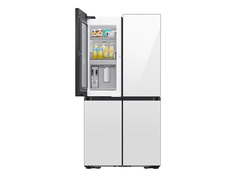 Samsung RF29DB960012 Bespoke 29 cu. ft. 4-Door Flex™ Refrigerator with Beverage Center™ & Customizable Door Panels in White Glass - Image 3