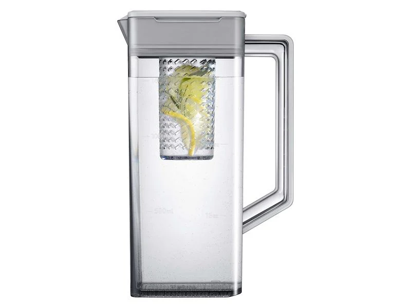 Samsung RF30BB620012AA Bespoke 3-Door French Door Refrigerator (30 cu. ft.) with AutoFill Water Pitcher in White Glass - Image 10