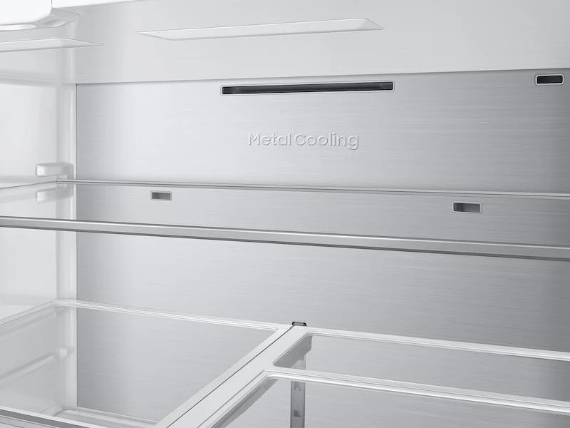 Samsung RF90F23BECR Bespoke 23 cu. ft. Counter Depth 4-Door French Door Refrigerator with AI Home & AI Vision Inside™ in Charcoal Glass and Stainless Steel - Image 13