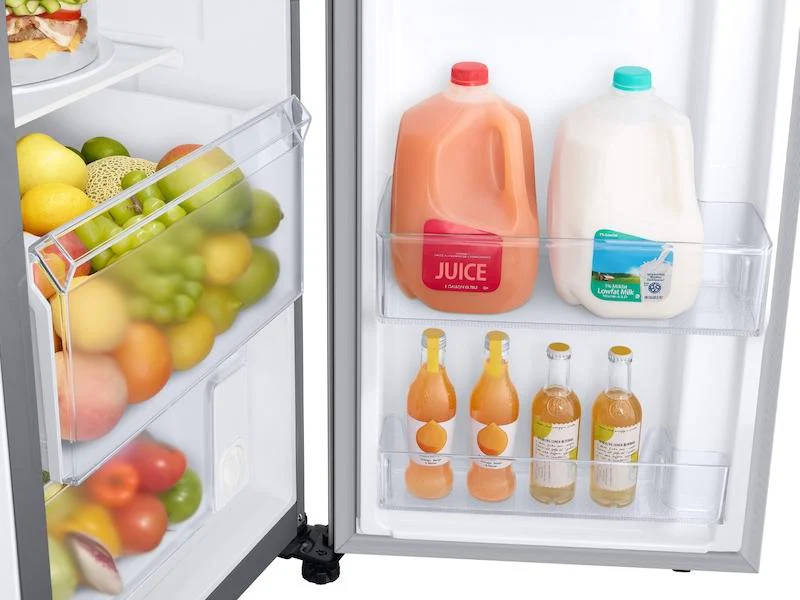 Samsung RS22T5201SR 22 cu. ft. Counter Depth Side-by-Side Refrigerator in Stainless Steel - Image 8