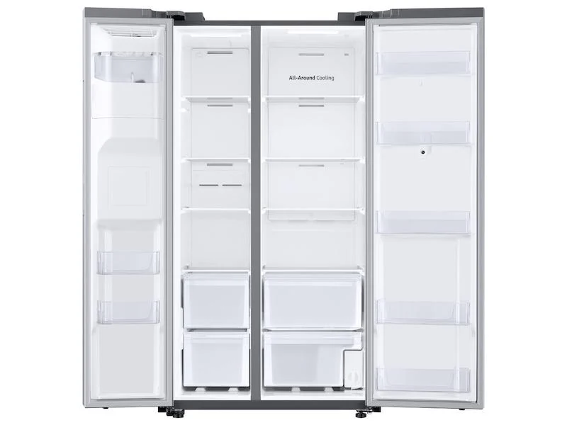 Samsung RS22T5561SR 22 cu. ft. Counter Depth Side-by-Side Refrigerator with Touch Screen Family Hub™ in Stainless Steel - Image 6