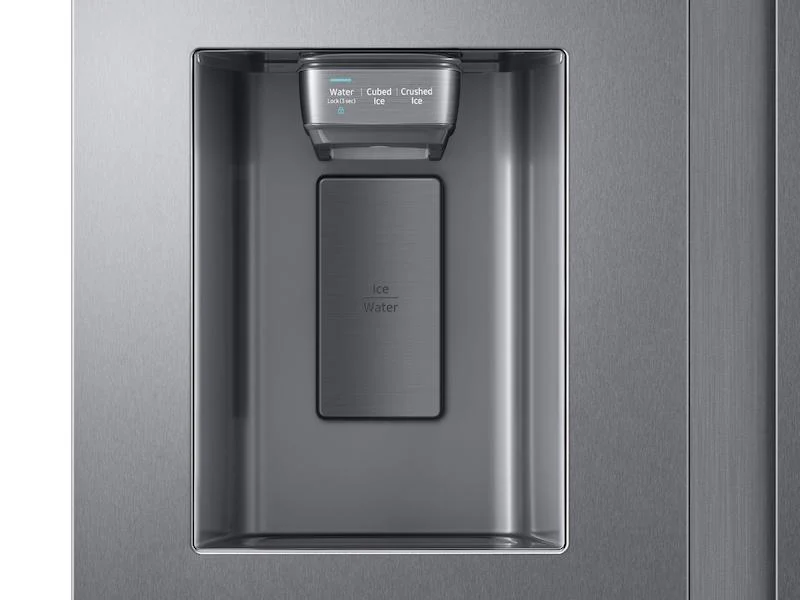 Samsung RS22T5561SR 22 cu. ft. Counter Depth Side-by-Side Refrigerator with Touch Screen Family Hub™ in Stainless Steel - Image 9