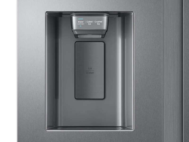 Samsung RS27T5561SR 26.7 cu. ft. Large Capacity Side-by-Side Refrigerator with Touch Screen Family Hub™ in Stainless Steel - Image 9