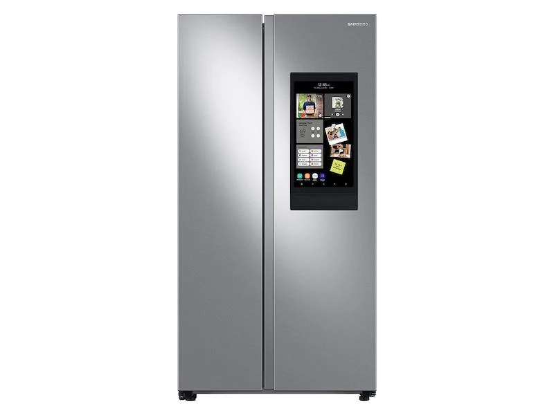Samsung RS28A5F61SR 27.3 cu. ft. Smart Side-by-Side Refrigerator with Family Hub™ in Stainless Steel